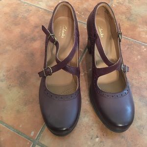 Brand new brown leather Clark’s